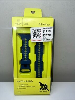 All in Motion Navy Silicone Watch Band for 42/44mm - Navy